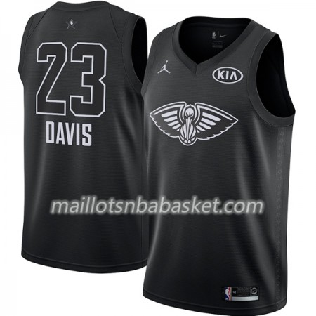 Maillot Homme New Orleans Pelicans Anthony Davis 23 2018 All Star Jordan Brand Noir Swingman